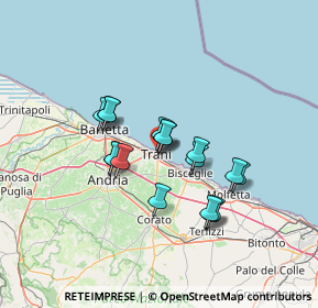 Mappa Via Margherita di Borgogna, 76125 Trani BT, Italia (11.33588)