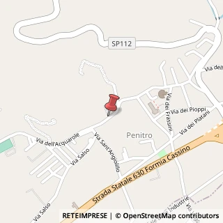 Mappa Via dell'Acquarole, 87, 04023 Formia, Latina (Lazio)