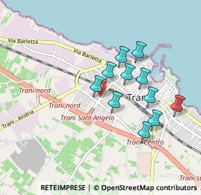 Mappa Viale Spagna, 76125 Trani BT, Italia (0.81818)