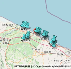 Mappa Viale Spagna, 76125 Trani BT, Italia (11.126)