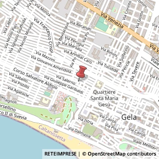 Mappa Via B. Bonanno, 43, 93012 Gela, Caltanissetta (Sicilia)