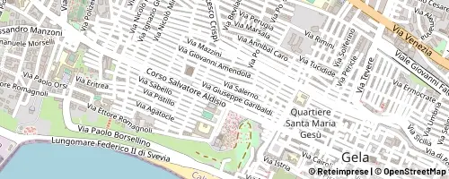 Mappa Gela
