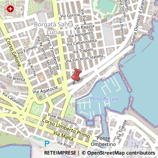 Mappa Viale Armando Diaz, 25, 96100 Siracusa, Siracusa (Sicilia)