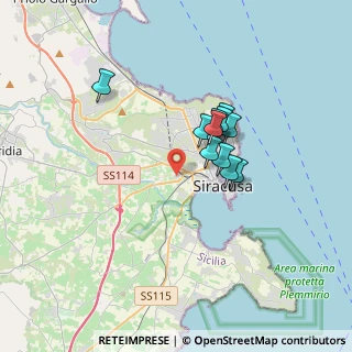 Mappa Centro Commerciale Archimede, 96100 Siracusa SR, Italia (2.90818)