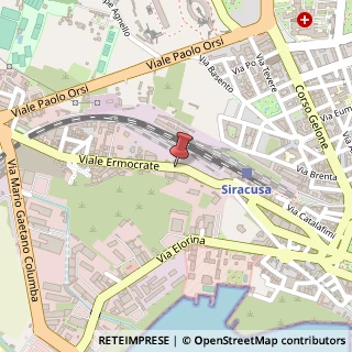 Mappa Viale Ermocrate, 4, 96100 Siracusa, Siracusa (Sicilia)