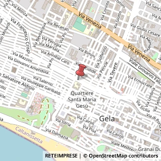 Mappa Via Verga, 101, 93012 Gela, Caltanissetta (Sicilia)