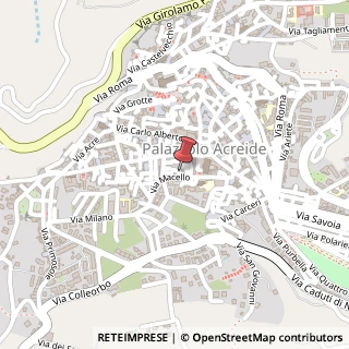 Mappa Via Gabriele Judica, 9, 96010 Palazzolo Acreide, Siracusa (Sicilia)