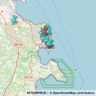Mappa Via San Pietro, 96100 Siracusa SR, Italia (2.46)