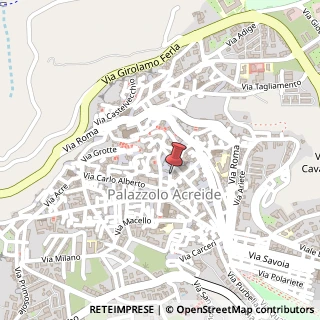 Mappa Via Duca D'Aosta, 16, 96010 Palazzolo Acreide, Siracusa (Sicilia)