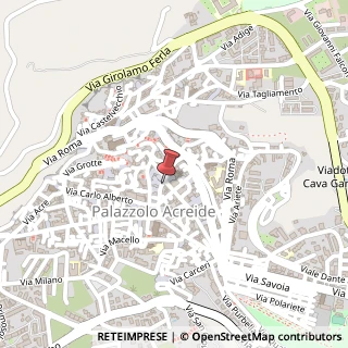 Mappa Via Duca D'Aosta, 32, 96010 Palazzolo Acreide, Siracusa (Sicilia)