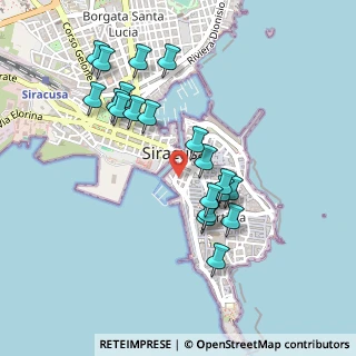 Mappa Riva Giuseppe Garibaldi, 96100 Siracusa SR, Italia (0.5135)