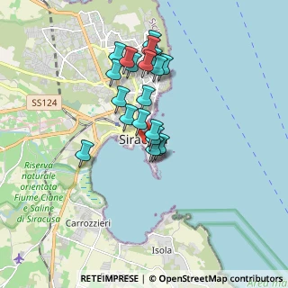 Mappa Riva Giuseppe Garibaldi, 96100 Siracusa SR, Italia (1.6225)