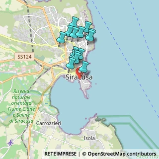 Mappa Riva Giuseppe Garibaldi, 96100 Siracusa SR, Italia (1.67867)