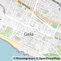 Karte Gela