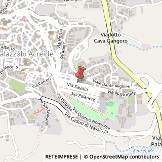 Mappa Via Nazionale, n 61, 96010 Palazzolo Acreide, Siracusa (Sicilia)
