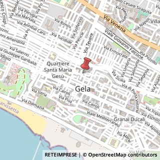 Mappa Via Ventura, 24, 93012 Gela, Caltanissetta (Sicilia)