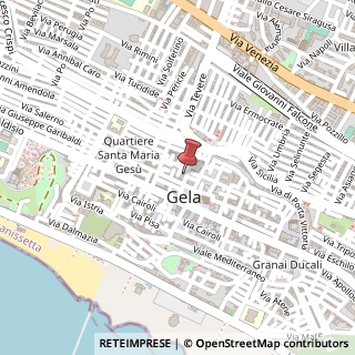 Mappa Via Aretusa, 5, 93012 Gela, Caltanissetta (Sicilia)