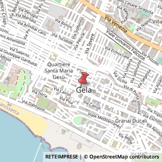 Mappa Piazza Umberto I, 2, 93012 Gela, Caltanissetta (Sicilia)