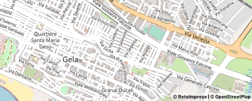 Mappa Gela