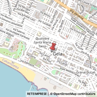 Mappa Corso Vittorio Emanuele,  365, 93012 Gela, Caltanissetta (Sicilia)