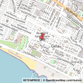 Mappa Corso Vittorio Emanuele, 471, 93012 Gela, Caltanissetta (Sicilia)