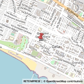 Mappa Corso Vittorio Emanuele, 457, 93012 Gela, Caltanissetta (Sicilia)