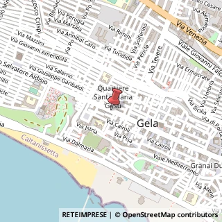 Mappa Corso Vittorio Emanuele,  328, 93012 Gela, Caltanissetta (Sicilia)