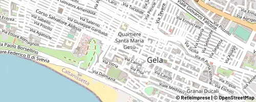 Mappa Gela