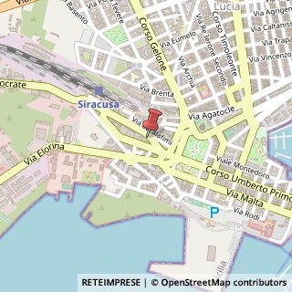 Mappa Via Francesco Crispi, 17, 96100 Siracusa, Siracusa (Sicilia)