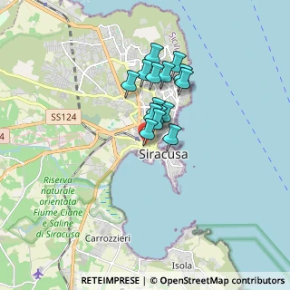 Mappa Via Catania, 96100 Siracusa SR, Italia (1.31067)