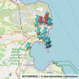 Mappa Via Catania, 96100 Siracusa SR, Italia (1.507)