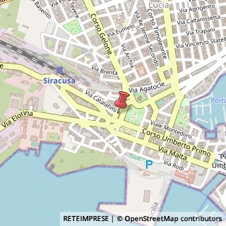 Mappa Via Catania, 12, 96100 Siracusa, Siracusa (Sicilia)