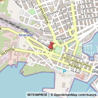Mappa Corso Umberto I, 144, 96100 Siracusa, Siracusa (Sicilia)