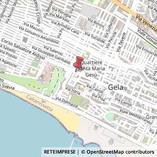 Mappa Corso Vittorio Emanuele, 485, 93012 Gela, Caltanissetta (Sicilia)