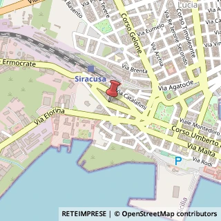 Mappa Corso Umberto I, 178, 96100 Siracusa, Siracusa (Sicilia)