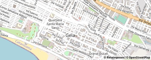 Mappa Gela