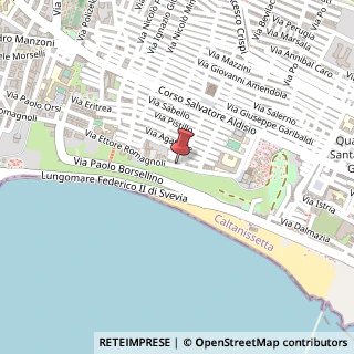 Mappa Via Ettore Romagnoli, 34, 93012 Gela, Caltanissetta (Sicilia)