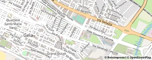 Mappa Gela