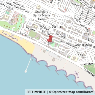 Mappa Piazza gorizia 1, 93012 Gela, Caltanissetta (Sicilia)
