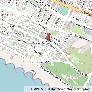 Mappa Corso Vittorio Emanuele, 96, 93012 Gela, Caltanissetta (Sicilia)
