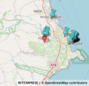 Mappa Traversa Passo Barone, 96014 Floridia SR, Italia (9.765)