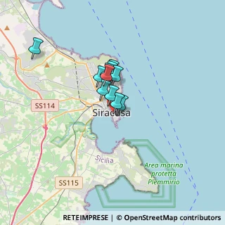 Mappa Via XX Settembre n.33 ortigia, 96100 Siracusa SR, Italia (2.34455)