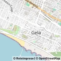 Karte Gela