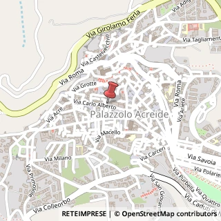 Mappa Via Carlo Alberto, 52, 96010 Palazzolo Acreide, Siracusa (Sicilia)