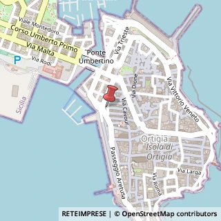 Mappa Via Santa Maria dei Miracoli,  17, 96100 Siracusa, Siracusa (Sicilia)