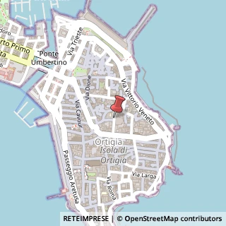 Mappa Via dei Santi Coronati, 36, 96100 Siracusa, Siracusa (Sicilia)