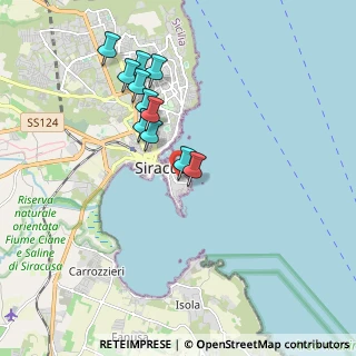 Mappa Via Dei Mergulensi, 96100 Siracusa SR, Italia (1.86091)