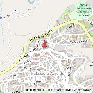 Mappa Piazza Umberto, 1, 96010 Palazzolo Acreide, Siracusa (Sicilia)