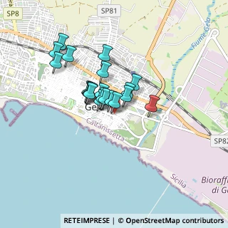 Mappa Via p.Vittoria, 93012 Gela CL, Italia (0.7015)