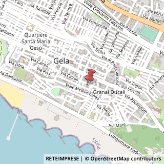 Mappa Via Cairoli, 68, 93012 Gela, Caltanissetta (Sicilia)